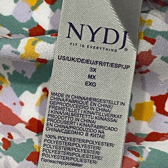 NYDJ Colorful Patterned Blouse - Picture 7 of 13